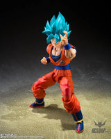 Bandai Tamashii S.H.Figuarts Dragon Ball God Super Saiyan Son Goku Blue Power Transcending Limits - Action & Toy Figures