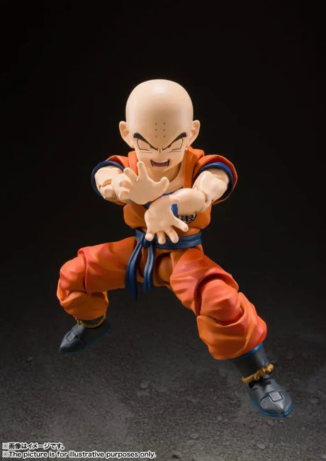 Bandai Tamashii S.H.Figuarts Dragon Ball Krillin -Earth’s Strongest Man- (Reissue) - Action & Toy Figures