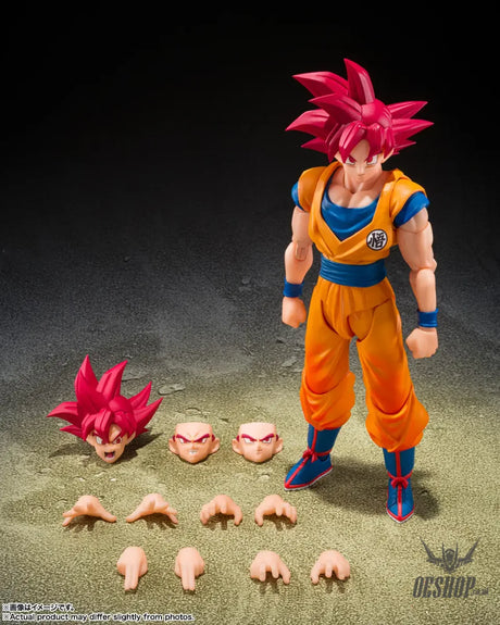 Bandai Tamashii S.H.Figuarts Dragon Ball Super Saiyan God Son Goku God Aura - Action & Toy Figures