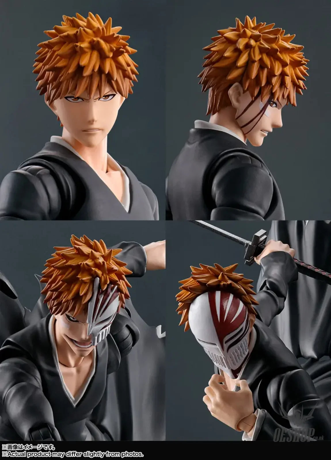 Bandai Tamashii S.H.Figuarts Ichigo Kurosaki: Getsuga Tensho Action & Toy Figures