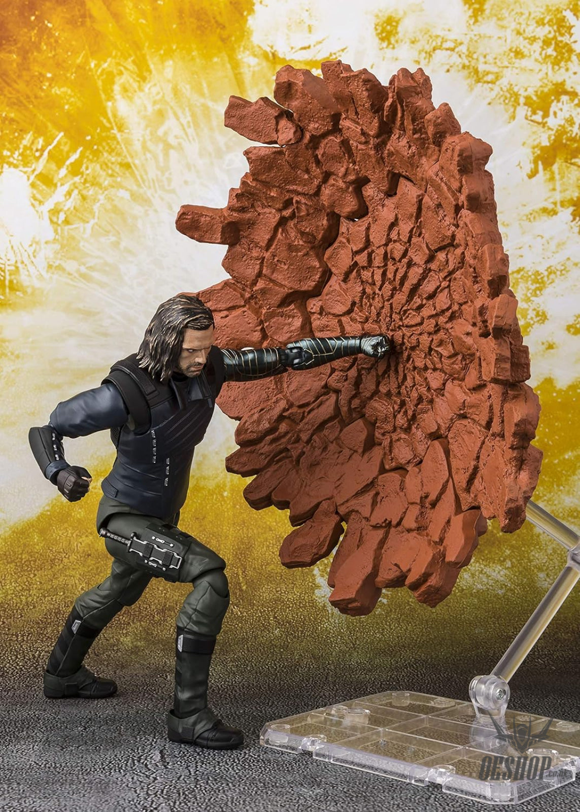 Bandai Tamashii S.H.Figuarts Marvel Avengers Bucky & Tamashii Impact Effect Action & Toy Figures