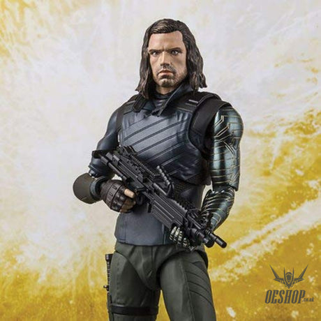 Bandai Tamashii S.H.Figuarts Marvel Avengers Bucky & Tamashii Impact Effect Action & Toy Figures