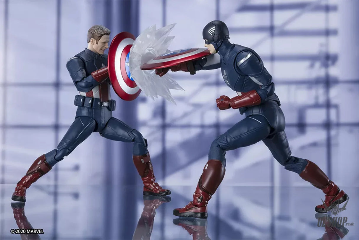 Bandai Tamashii S.H.Figuarts Marvel Avengers Captain America CAP VS. CAP EDITION Action & Toy Figures