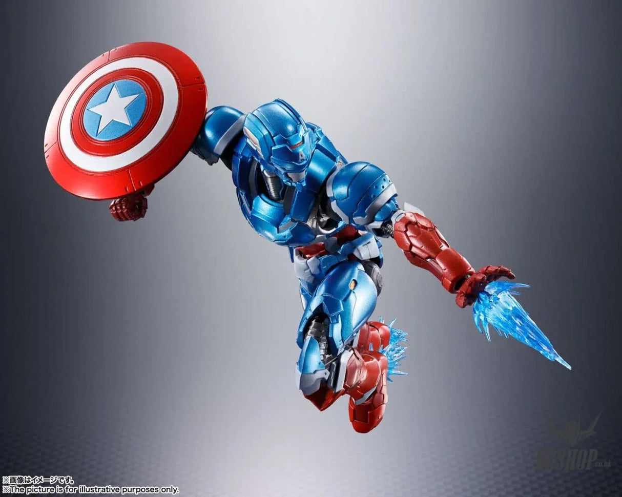 Bandai Tamashii S.H.Figuarts Marvel Avengers Captain America Tech-On Avengers Action & Toy Figures