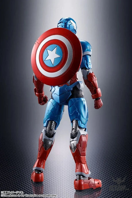 Bandai Tamashii S.H.Figuarts Marvel Avengers Captain America Tech-On Avengers Action & Toy Figures