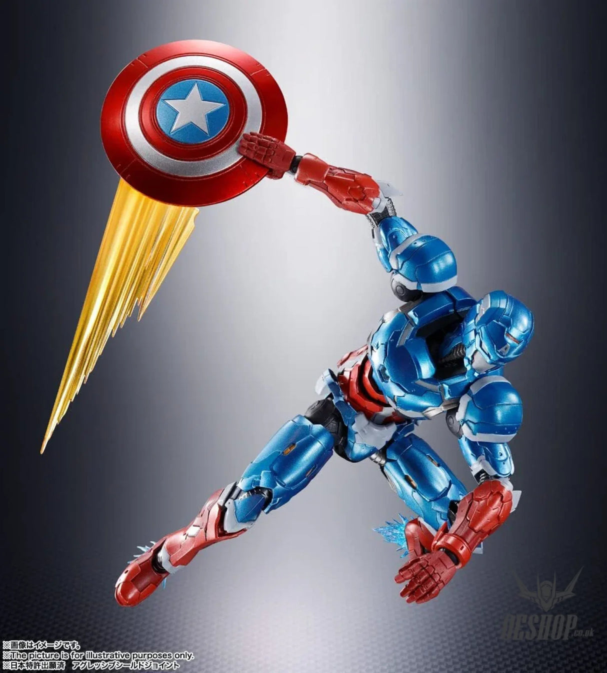 Bandai Tamashii S.H.Figuarts Marvel Avengers Captain America Tech-On Avengers Action & Toy Figures