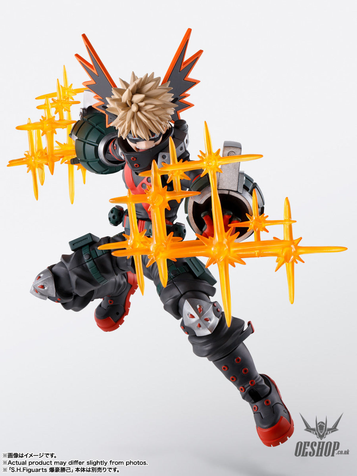 Bandai Tamashii S.H.Figuarts My Hero Academia Izuku Midoriya & Katsuki Bakugo Plus Ultra Optional Parts Set Action