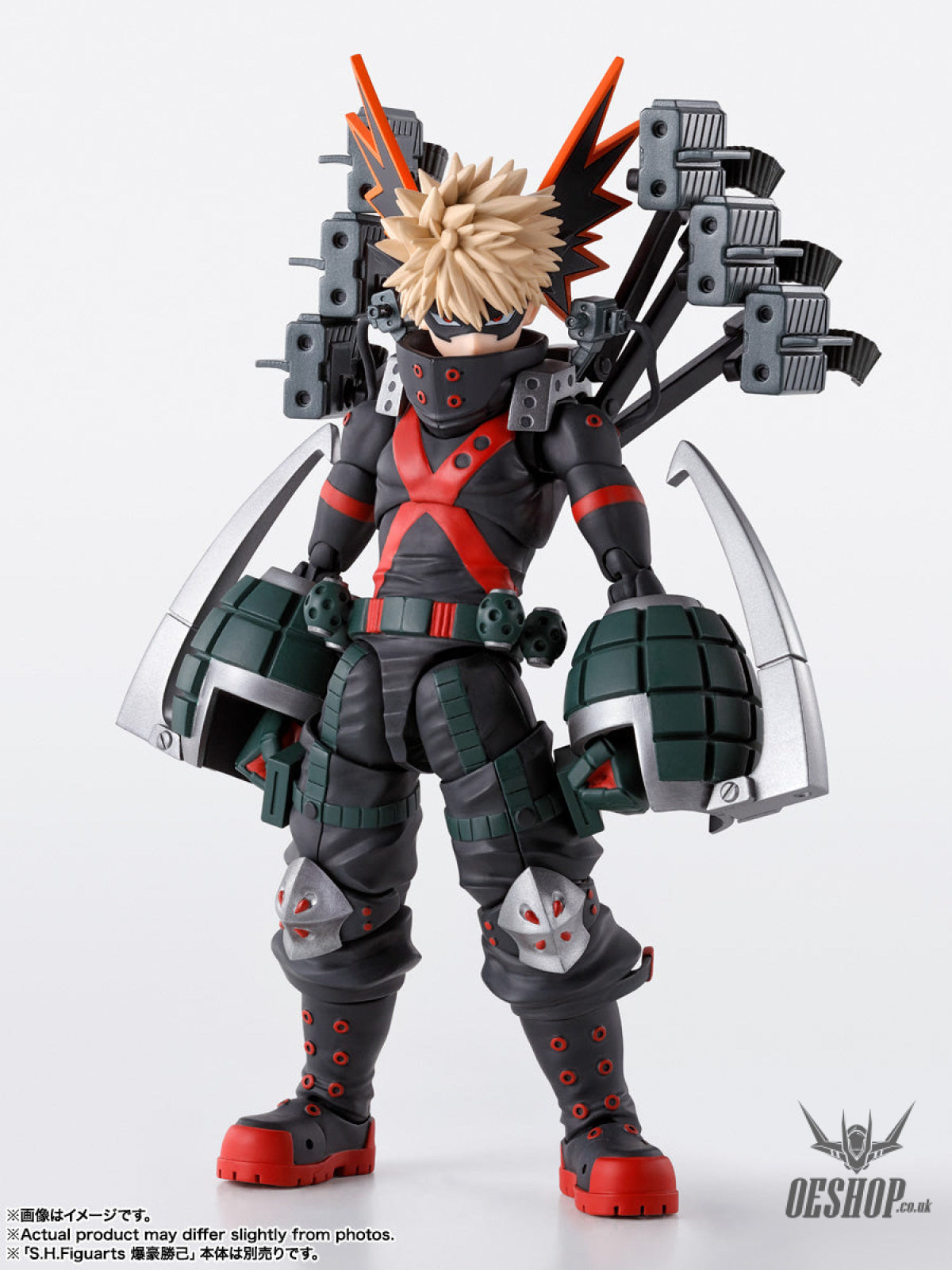Bandai Tamashii S.H.Figuarts My Hero Academia Izuku Midoriya & Katsuki Bakugo Plus Ultra Optional Parts Set Action