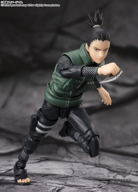 Bandai Tamashii S.H.Figuarts Naruto Shikamaru Nara (Brilliant Strategist) Action & Toy Figures