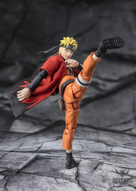 Bandai Tamashii S.H.Figuarts Naruto Uzumaki (Sage Mode Savior Of Konoha) Action & Toy Figures