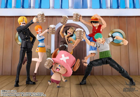 Bandai Tamashii S.H.Figuarts One Piece Banquet Set -Straw Hat Crew- - Action & Toy Figures