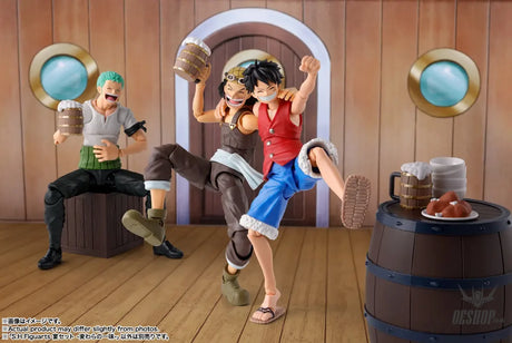 Bandai Tamashii S.H.Figuarts One Piece Banquet Set -Straw Hat Crew- - Action & Toy Figures