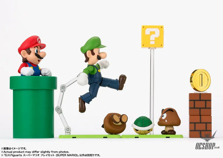 Bandai Tamashii S.H.Figuarts Super Mario Brothers Playset (Super Mario) - Action & Toy Figures