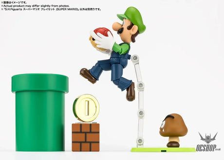 Bandai Tamashii S.H.Figuarts Super Mario Brothers Playset (Super Mario) - Action & Toy Figures