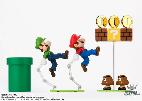 Bandai Tamashii S.H.Figuarts Super Mario Brothers Playset (Super Mario) - Action & Toy Figures