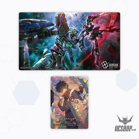 Bandai TCG Gundam Card Game: Playmat and Card Set Mobile Suit Gundam 00 - Trading Card Games