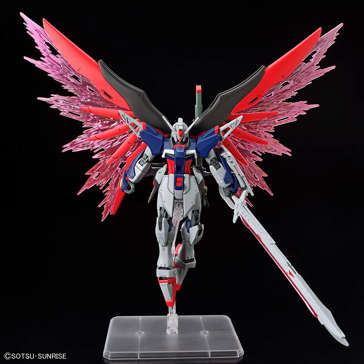 1/144 HGCE 258 Destiny Gundam Spec II & Zeus Sillouette