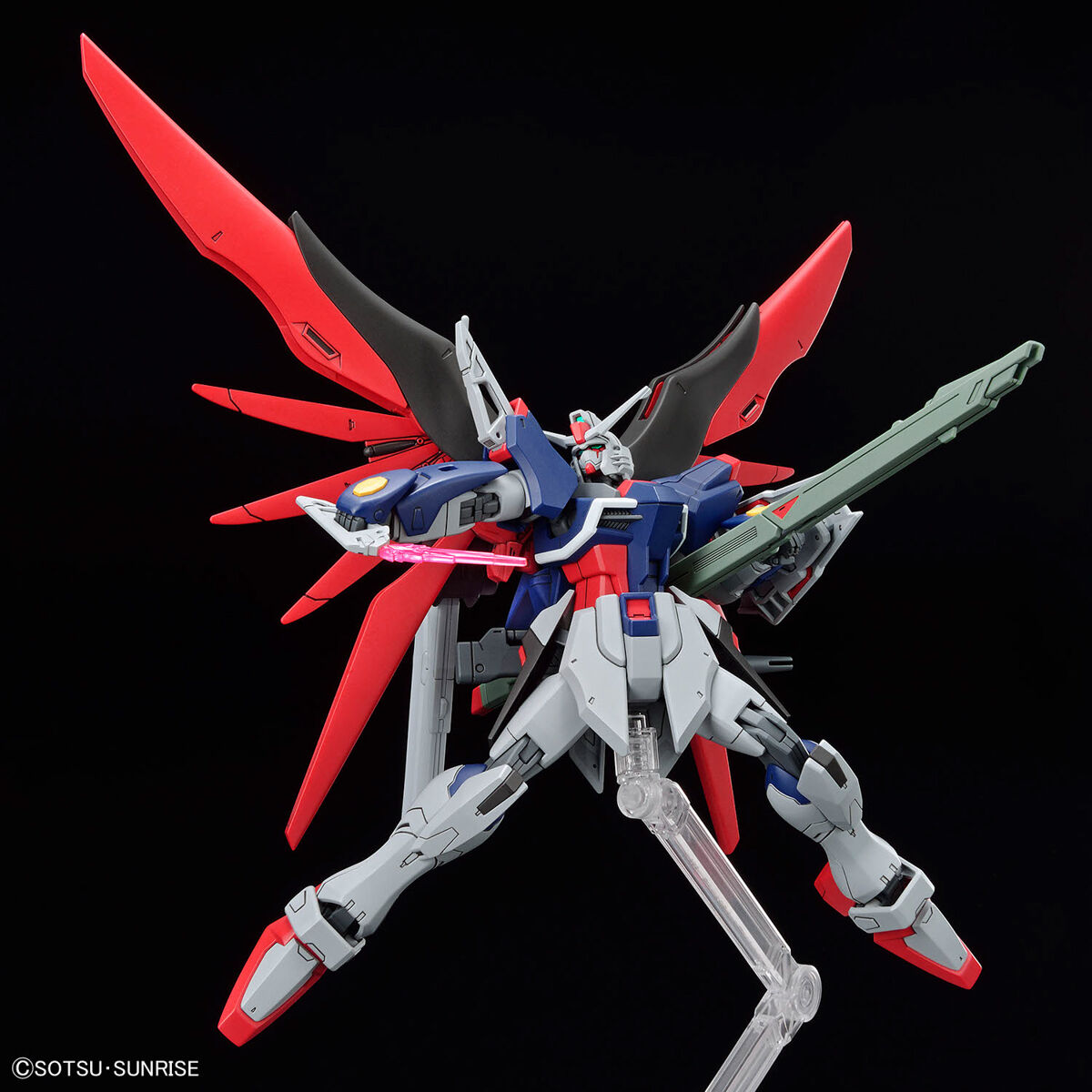 1/144 HGCE 258 Destiny Gundam Spec II & Zeus Sillouette
