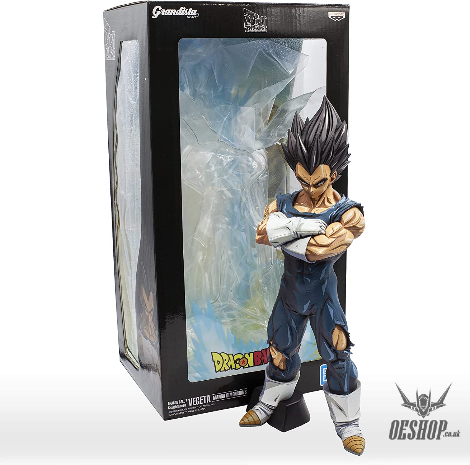 Banpresto Dragon Ball Z Grandista nero Vegeta Manga Dimensions