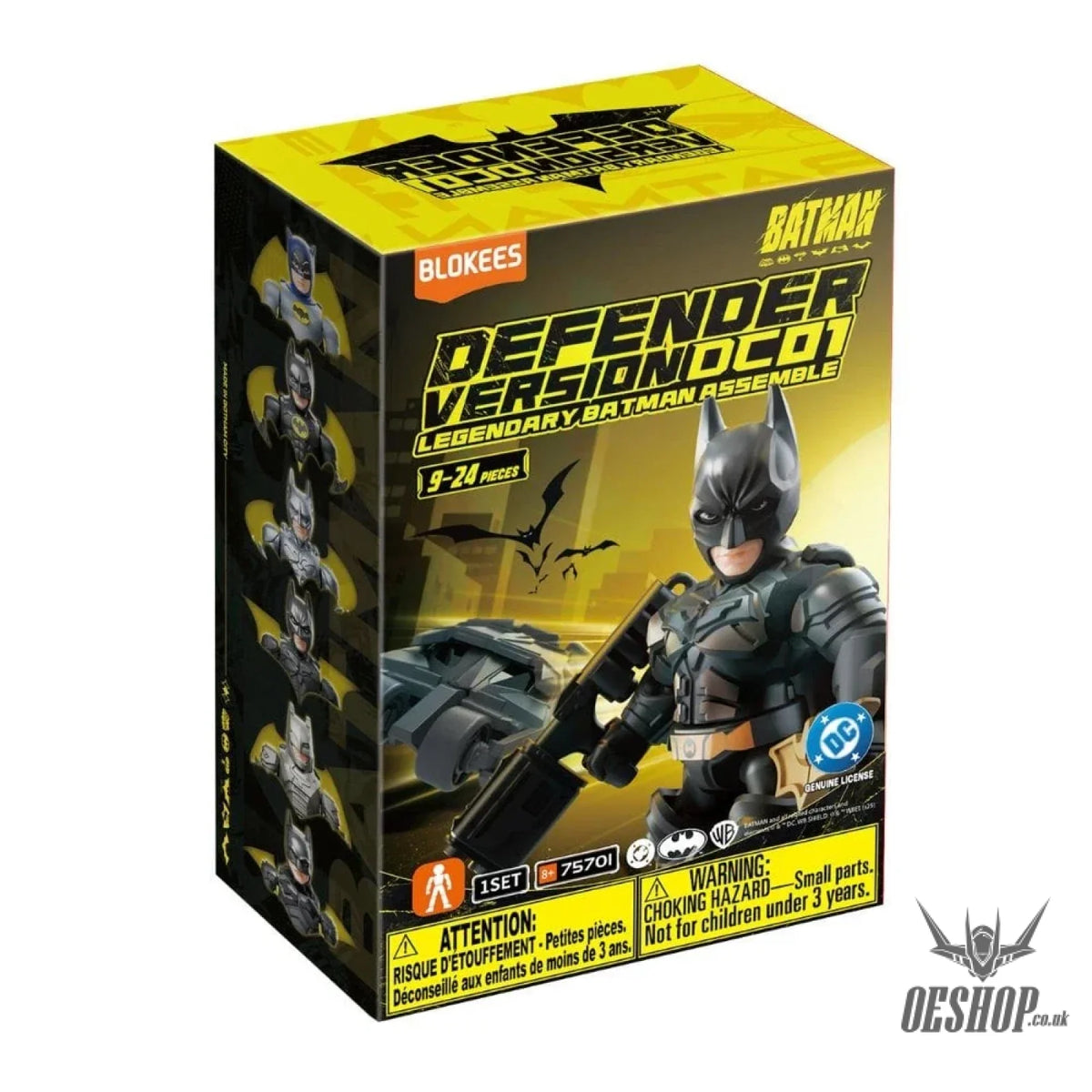 Blokees DC Batman Defender Version 01 Legendary Batman Assemble Model Kits Figure Blind Box 75701 - Single Box - Scale