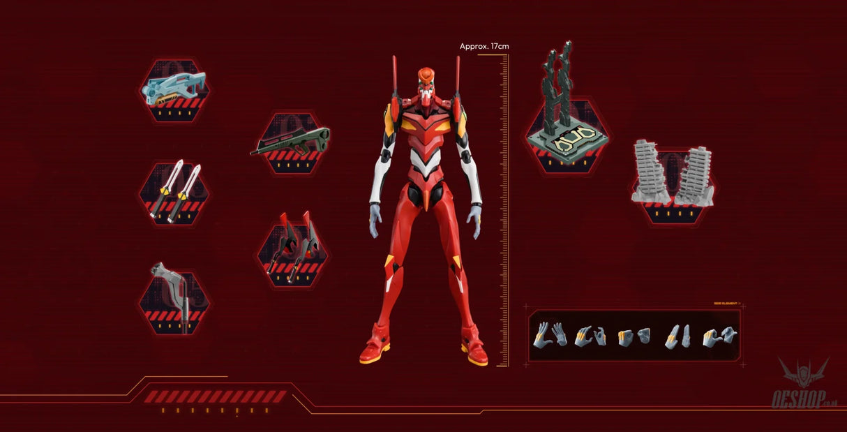 Blokees Evangelion Production Model-02 Action Edition Model Kit Action Figure 73512 Scale Model Kits