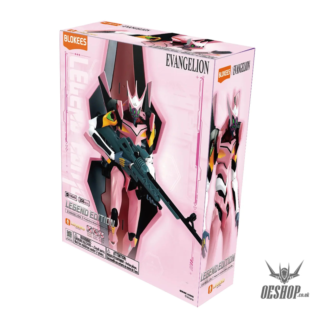 Blokees Evangelion Production Model Custom Type-08α Legend Edition Model Kit Action Figure 73545 - Scale Model Kits