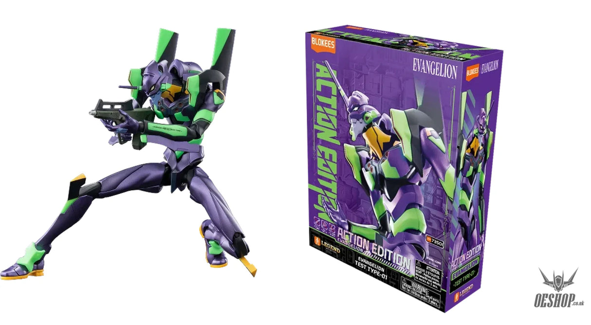 Blokees Evangelion Test Type-01 Action Edition Model Kit Action Figure 73501 Scale Model Kits