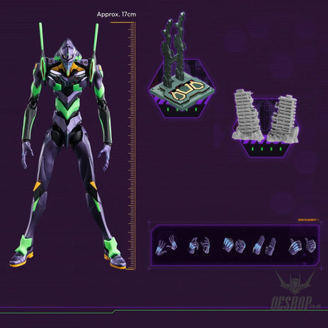 Blokees Ultra Action Edition Evangelion Unit - 01 Model Kit Action Figure 73501 Scale Model Kits