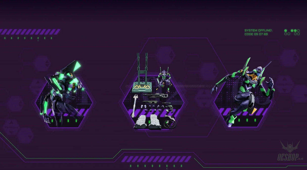 Blokees Evangelion Test Type-01 Action Edition Model Kit Action Figure 73501 Scale Model Kits