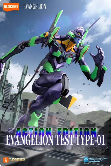Blokees Evangelion Test Type-01 Action Edition Model Kit Action Figure 73501 Scale Model Kits