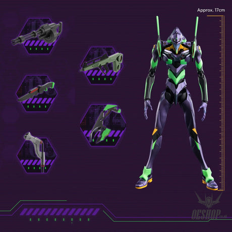 Blokees Ultra Action Edition Evangelion Unit - 01 Model Kit Action Figure 73501 Scale Model Kits