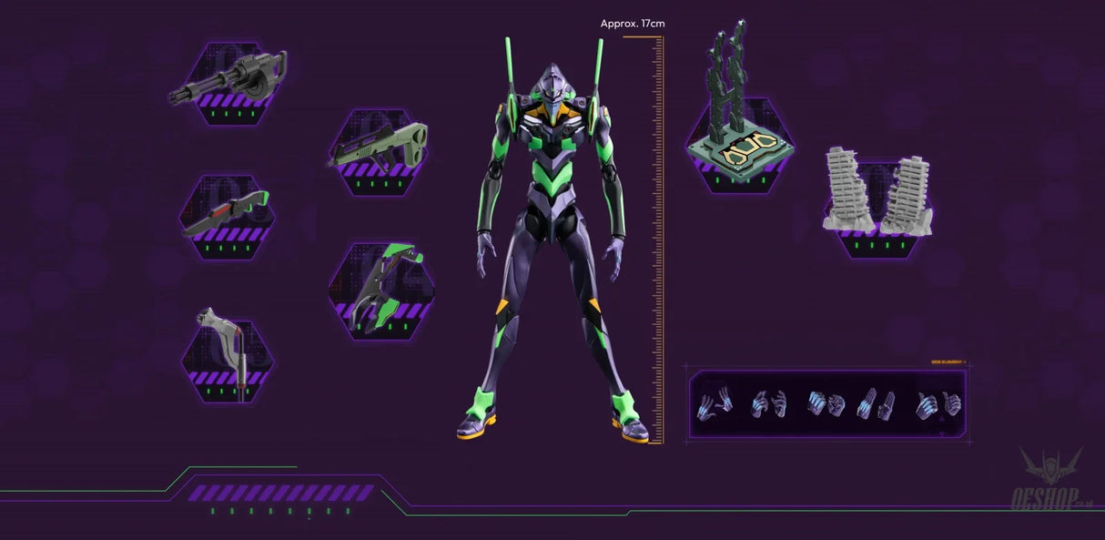 Blokees Evangelion Test Type-01 Action Edition Model Kit Action Figure 73501 Scale Model Kits