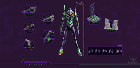 Blokees Evangelion Test Type-01 Action Edition Model Kit Action Figure 73501 Scale Model Kits