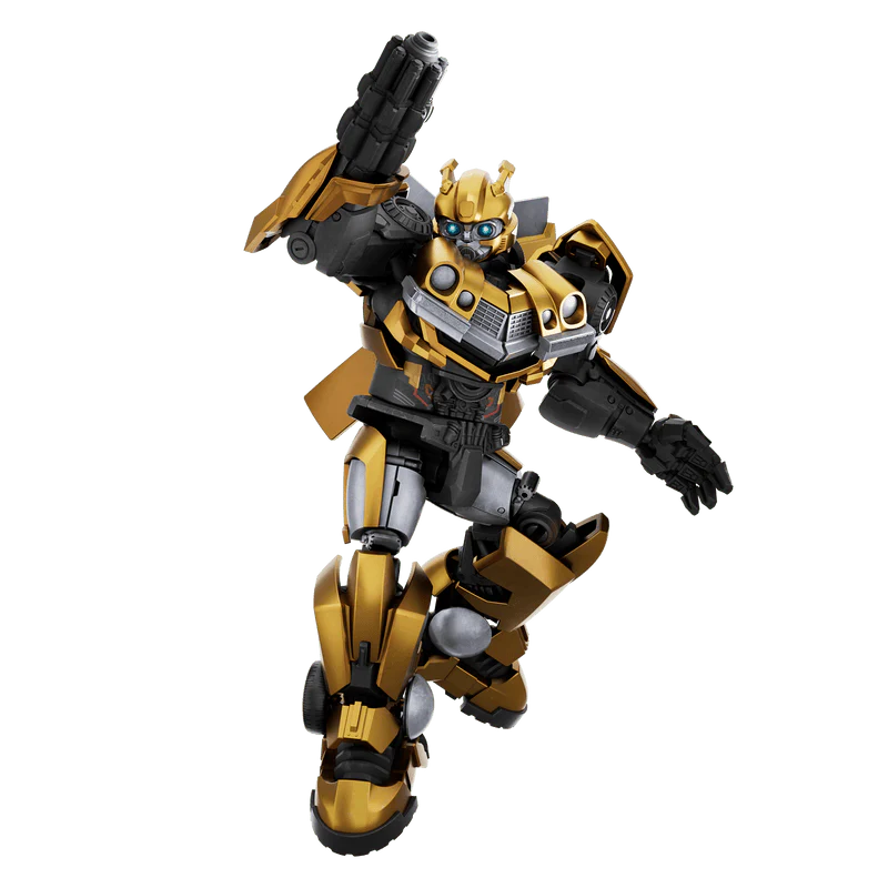 Blokees Transformers Classic Class Limited Edition Ex Elite Bumblebee Metallic Version Action Figure Model Kit 71188