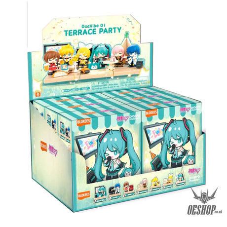 Blokees Hatsune Miku DaaVibe 01 Terrace Party Model Kits Figure Blind Box 73531 - Whole Set (6 Boxes) - Scale Model Kits