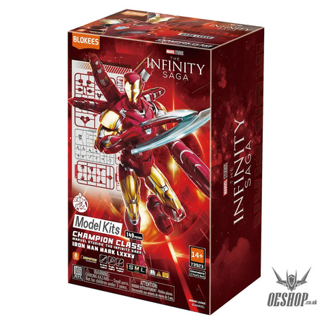 Blokees Marvel Infinity Saga Champion Class 01 Iron Man MK85 Model Kit 73920 - Scale Model Kits