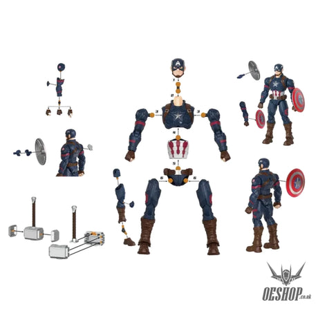 Blokees Marvel Infinity Saga Champion Class 03 Captain America Model Kit 81115 - Scale Model Kits