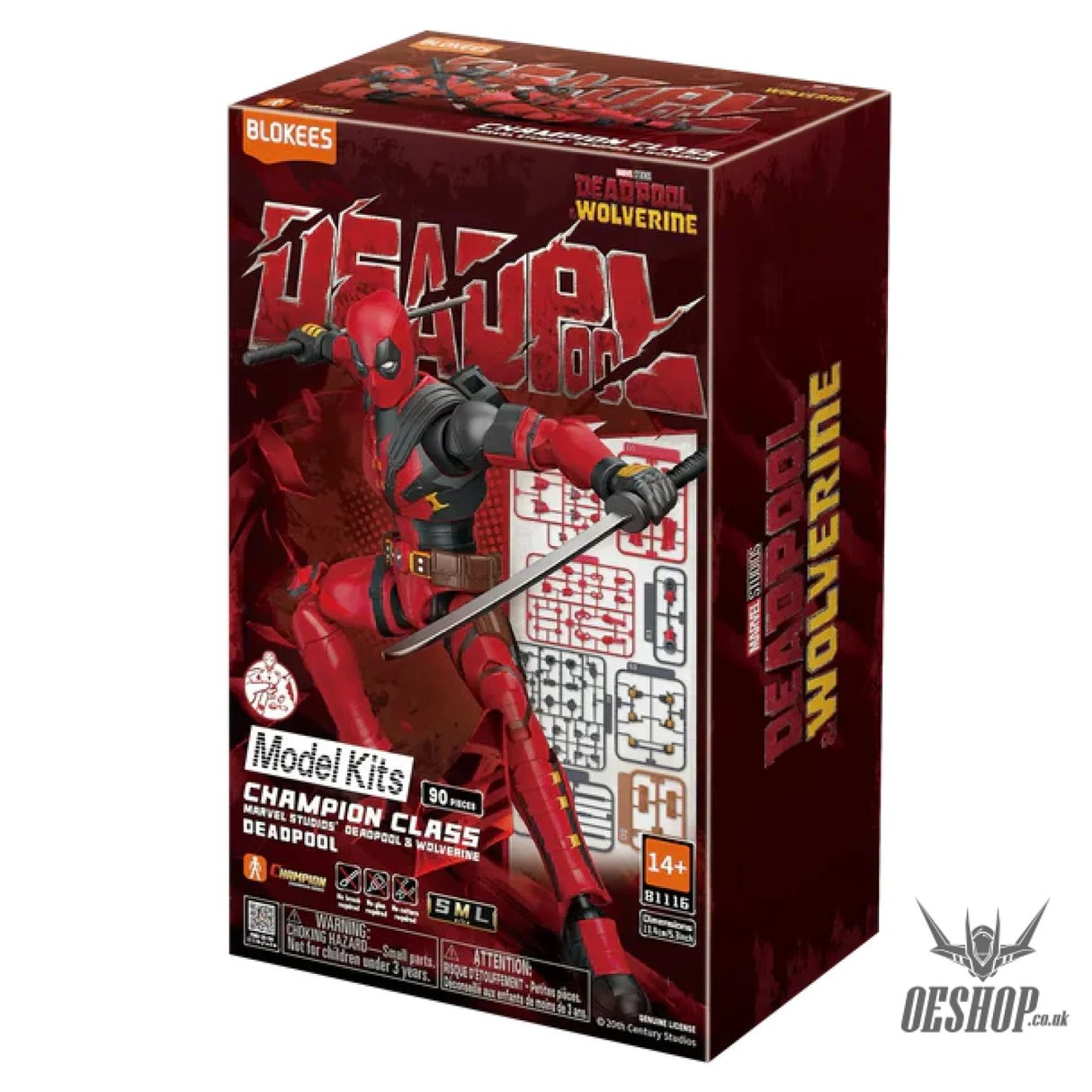 Blokees Marvel Infinity Saga Champion Class 04 Deadpool Model Kit 81116 - Scale Model Kits