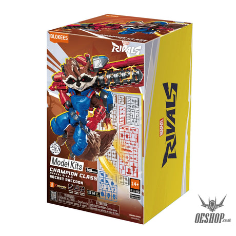 Blokees Marvel Rivals Champion Class 08 Rocket Raccoon Model Kit 81120 - Scale Model Kits