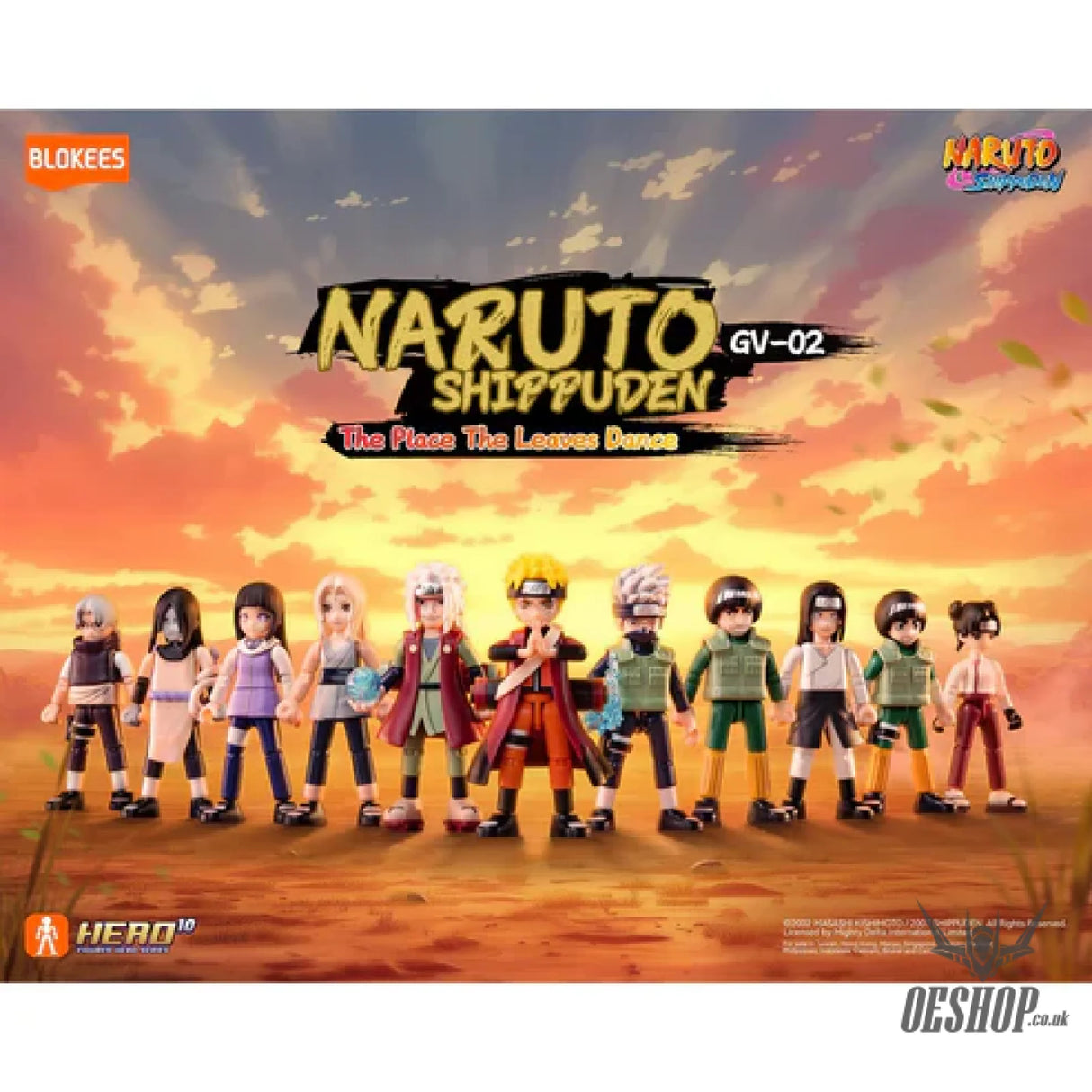 Blokees Naruto Shippuden Galaxy Version 02 - The Place The Leaves Dance Model Kits Figure Blind Box 71061 Scale Model