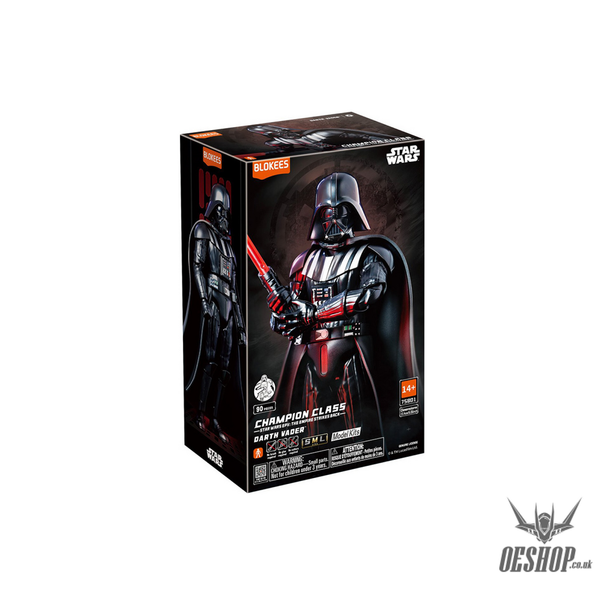 Blokees Star Wars Champion Class CC01 Evergreen Movie Darth Vader Action Figure Model Kit 75801 - Scale Model Kits