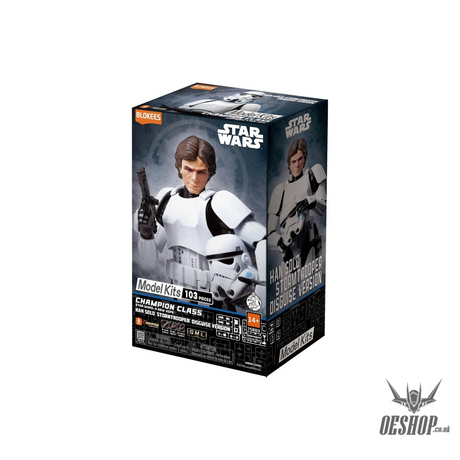 Blokees Star Wars Champion Class CC03 Hans Solo Stormtrooper Disguise Version Action Figure Model Kit 75803 - Scale