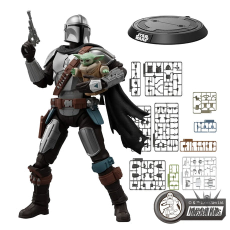 Blokees Star Wars Champion Class CC05 Din Djarin™ & Grogu™ Action Figure Model Kit 75805 - Scale Model Kits
