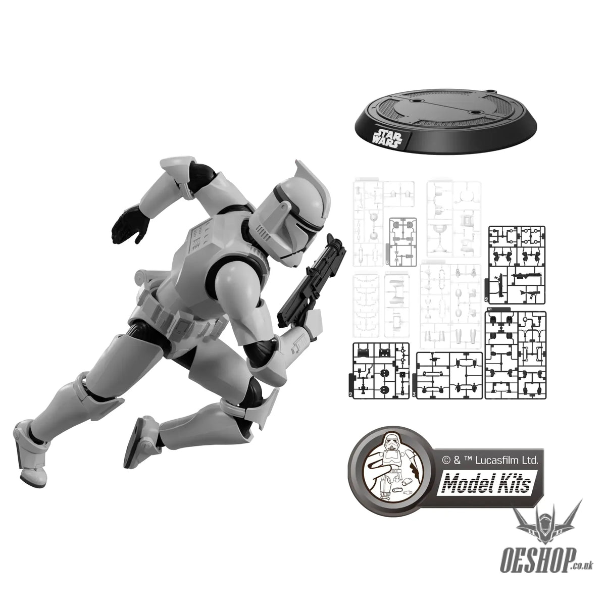 Blokees Star Wars Champion Class CC07 CLONE TROOPER™ Action Figure Model Kit 75807 - Scale Model Kits
