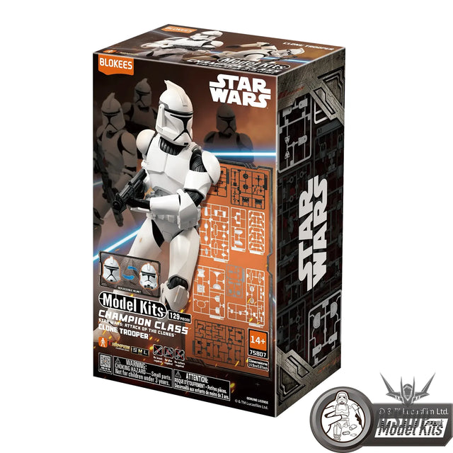 Blokees Star Wars Champion Class CC07 CLONE TROOPER™ Action Figure Model Kit 75807 - Scale Model Kits