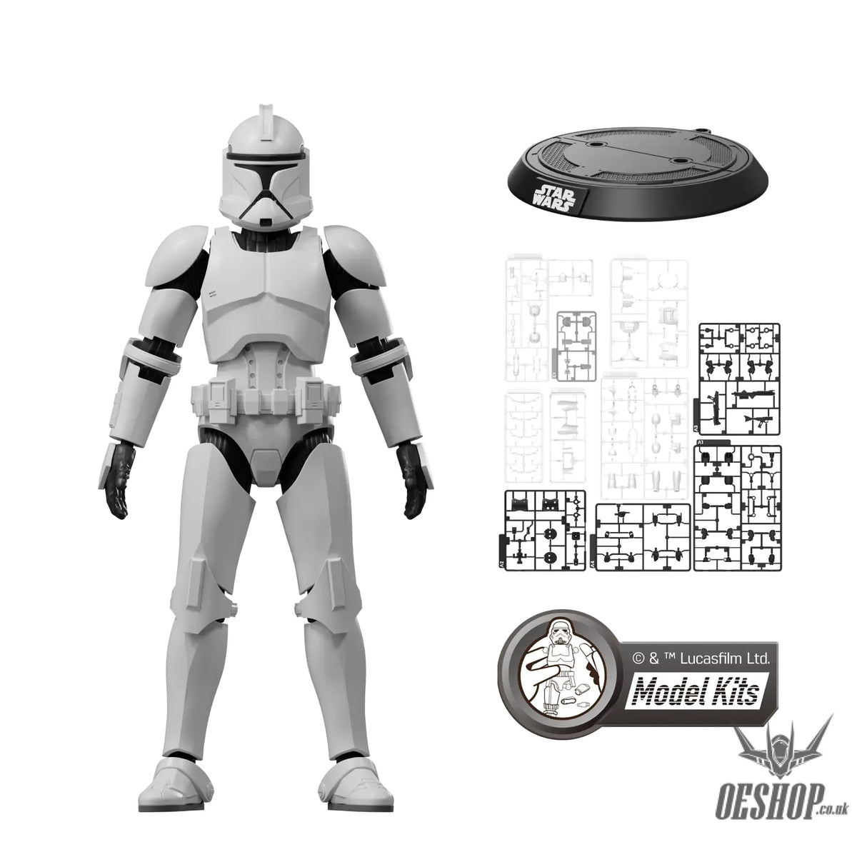 Blokees Star Wars Champion Class CC07 CLONE TROOPER™ Action Figure Model Kit 75807 - Scale Model Kits