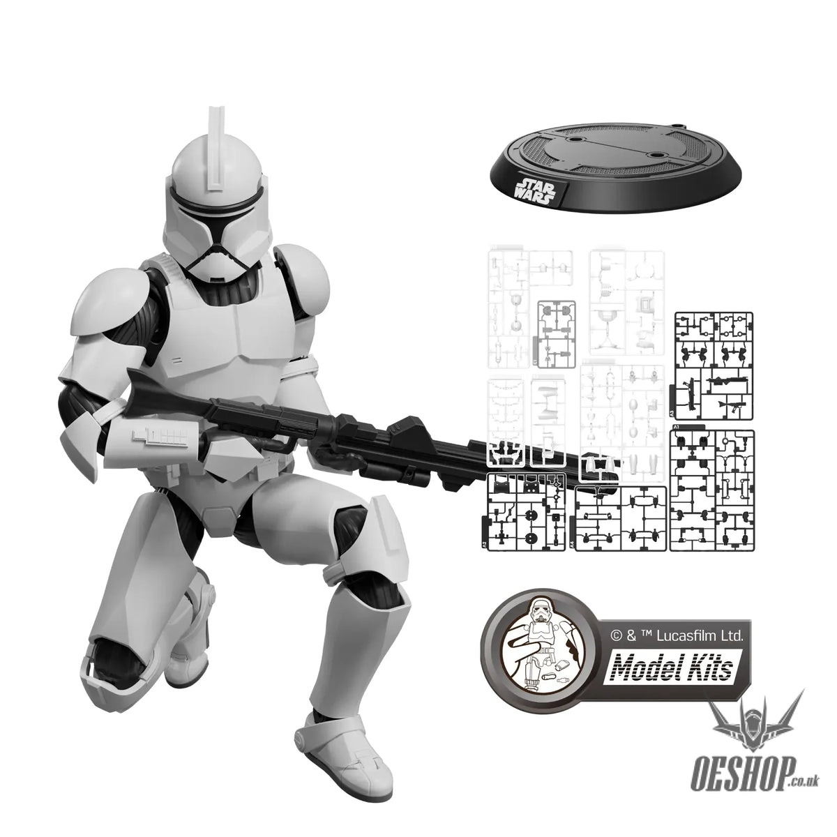 Blokees Star Wars Champion Class CC07 CLONE TROOPER™ Action Figure Model Kit 75807 - Scale Model Kits