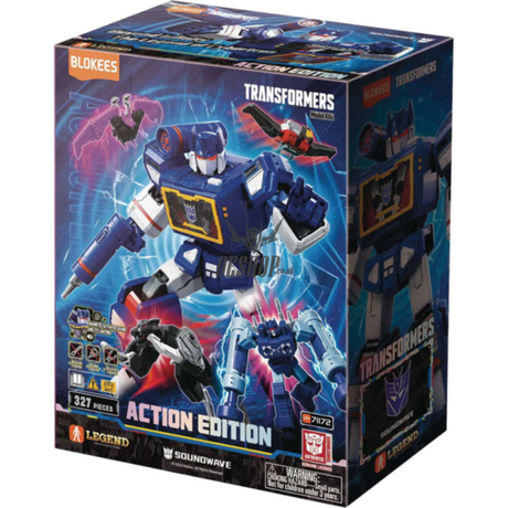 Blokees Transformers Action Edition 03 – G1 Sound Wave Action Figure Model Kit Scale Model Kits