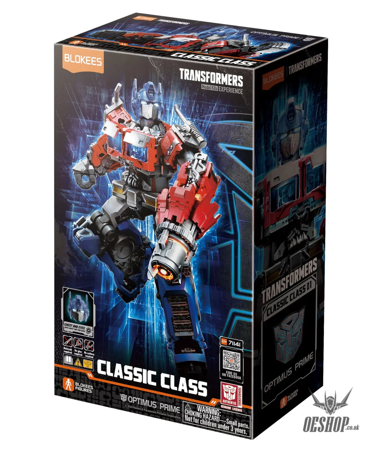 Blokees Transformers Classic Class 01 Optimus Prime Action Figure Model Kit 71141 Scale Model Kits