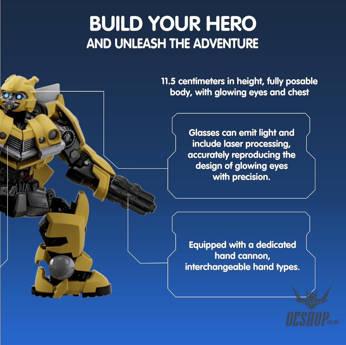 Blokees Transformers Classic Class 02 Bumblebee Action Figure Model Kit Scale Model Kits